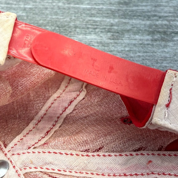 VTG Red Man Chewing Tobacco Adjustable Snapback Trucker Hat Semco USA MADE READ - Picture 13 of 16